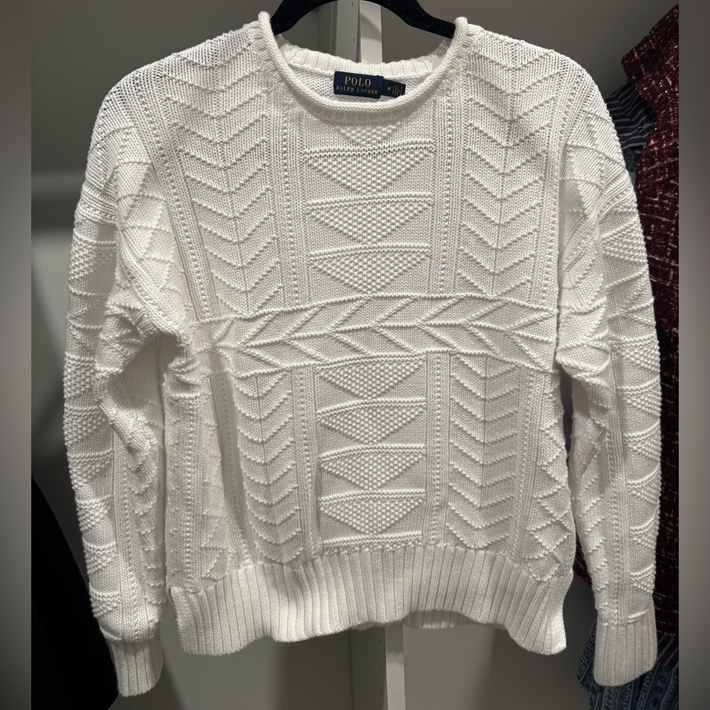 Polo Ralph Lauren | Women’s White Sweater | Size Medium